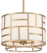 Crystorama 4-Light Vibrant Gold Chandelier