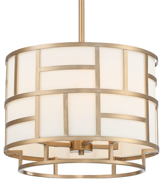 Crystorama 4-Light Vibrant Gold Chandelier