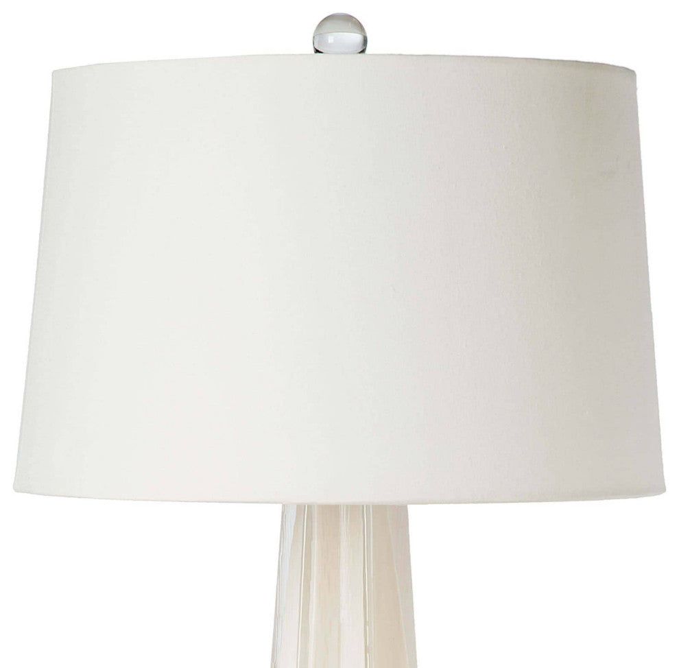 Glass Star Table Lamp (White)