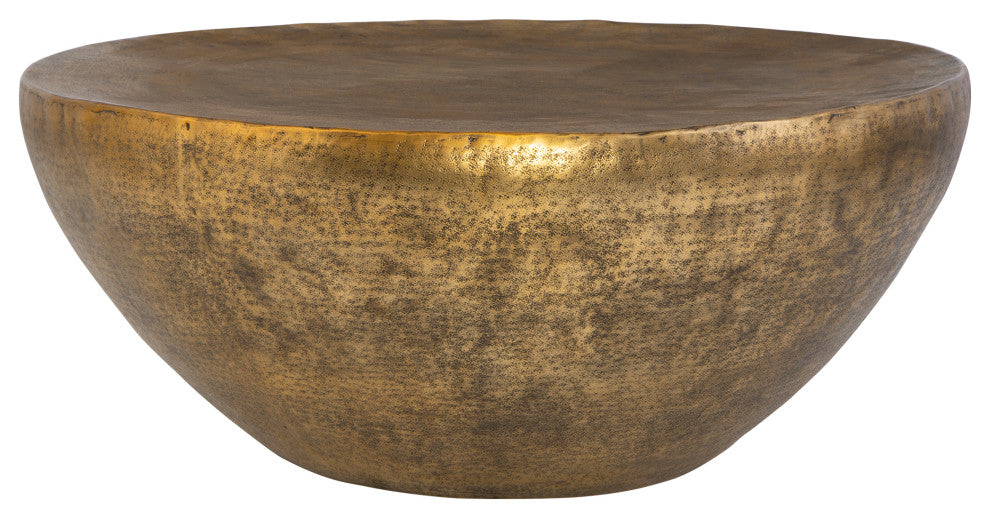Gilded Dome Gold Coffee Table