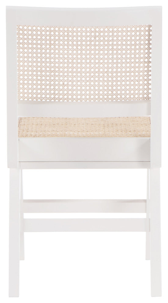 Preston Dining Chair, Set of 2, White, Side Chair
