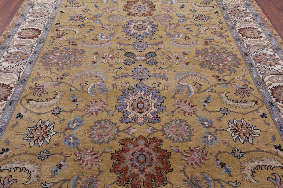 8' 1" X 9' 8" Persian Tabriz Handmade Wool Rug - Q16033