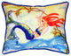 Betsy Drake Resting Mermaid Extra Large 20 X 24 Indoor / Outdoor Pillow