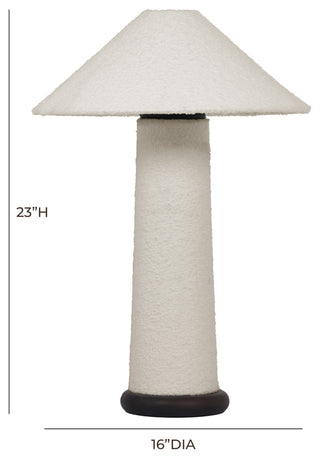 Faith Cream Boucle Table Lamp