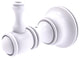 Carolina Robe Hook, Matte White