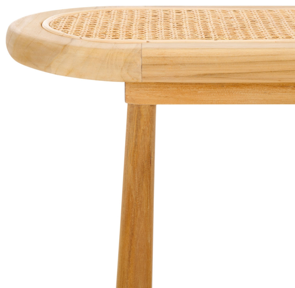 Safavieh Anikka Rattan Bench, Natural