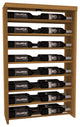 CellarVue Redwood Horizontal Wine Rack Double, , Oak