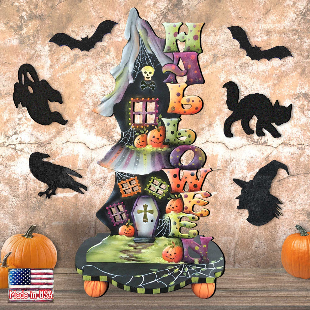 Halloween Candle Holder Free-Standing Garden Decor