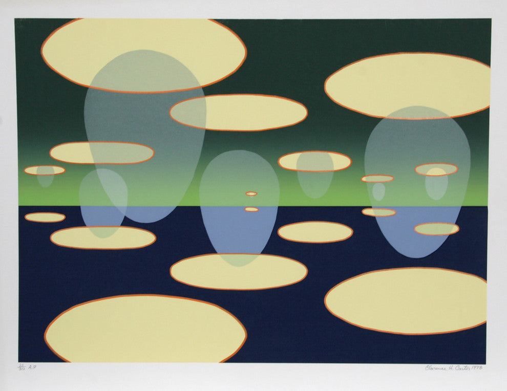 Clarence Holbrook Carter "Eschantos 31" Serigraph