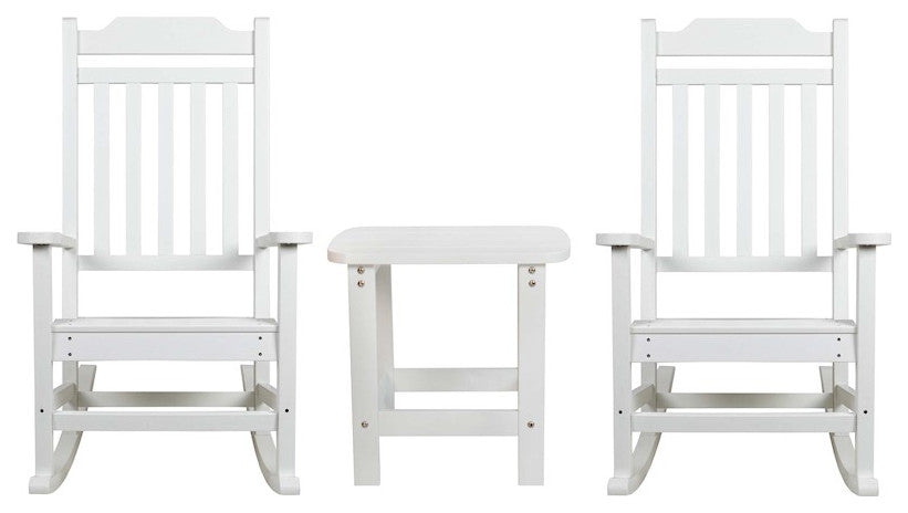 Set Of Winston All-weather Poly Resin Rocking Chairs Accent Side Ta