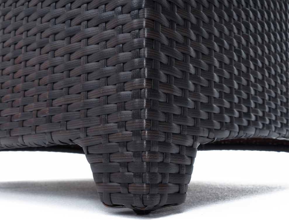 Deco 8 Piece Sunbrella Outdoor Patio Sofa and Club Chair Deep Seating Set, Warm Khaki