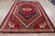 Consigned, Kashkoli Oriental Persian Traditional Hand-Knotted Area Rug, Red, 6x9