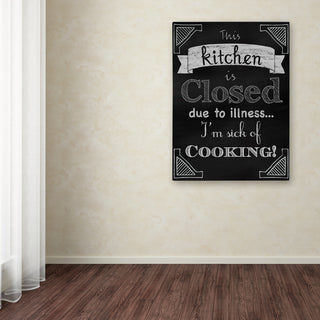 Tina Lavoie 'Sick Of Cooking' Canvas Art, 35" x 47"
