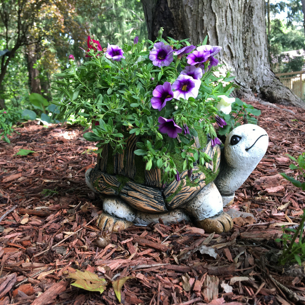 10" Turtle Flower Pot