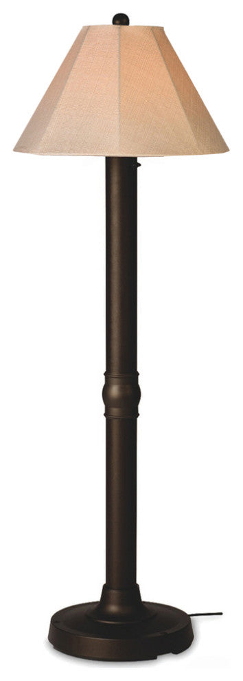 20-627 Seaside Floor Lamp With 3" Bronze Body