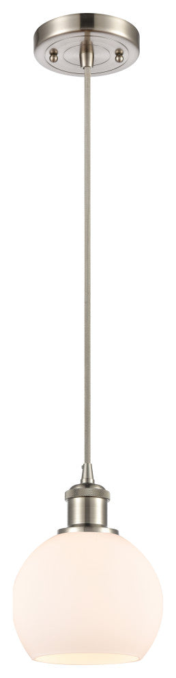 Innovations 516-1P-SN-G121-6 1-Light Mini Pendant, Brushed Satin Nickel