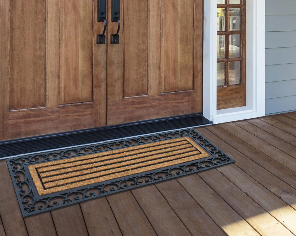 A1HC First Impression Clarence 18"x48" Coir Doormat