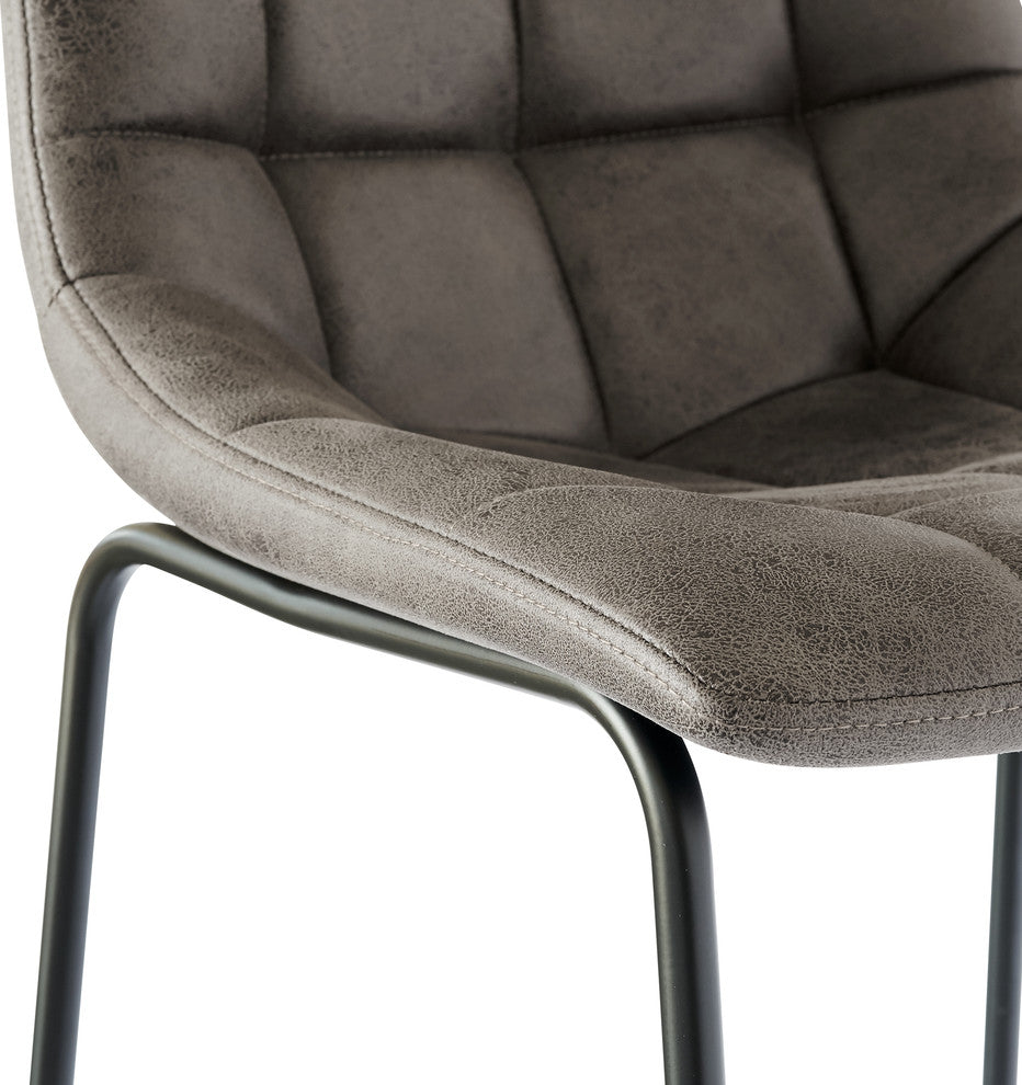 Picket House Furnishings Richmond Metal Bar Stool Set, Gray