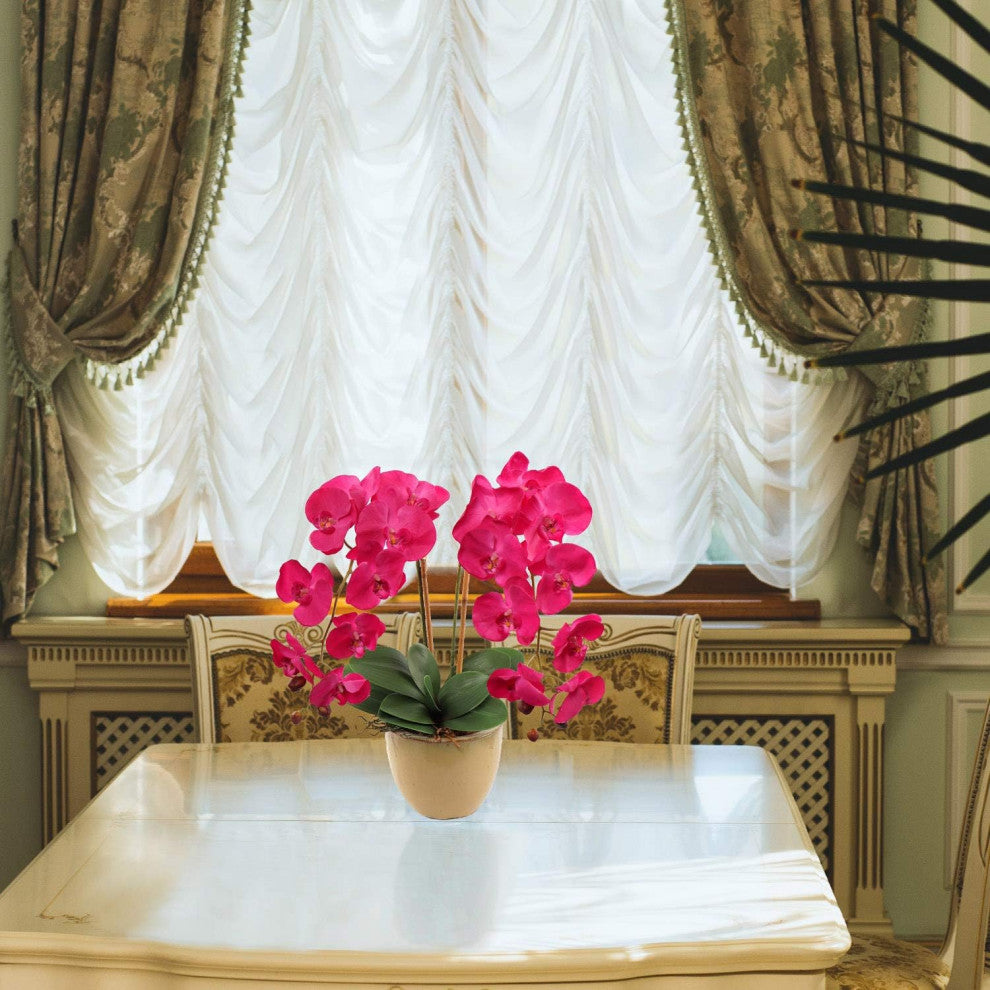 33.5" Real Touch Phalaenopsis Orchids - 2 Pack