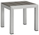 Silver Gray Shore 3 Piece Outdoor Patio Aluminum Set