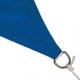Aleko Rectangle Waterproof Sun Shade Sail, 13'x10', Blue