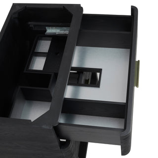 Lucian Bath Vanity, Carbon Oak, 36", No Top