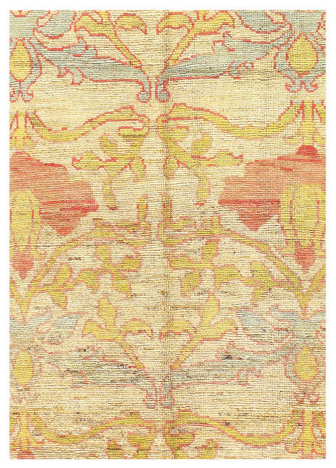 Fine Hand Knotted Persian Sultanabad Rug 6'1"x9'4"