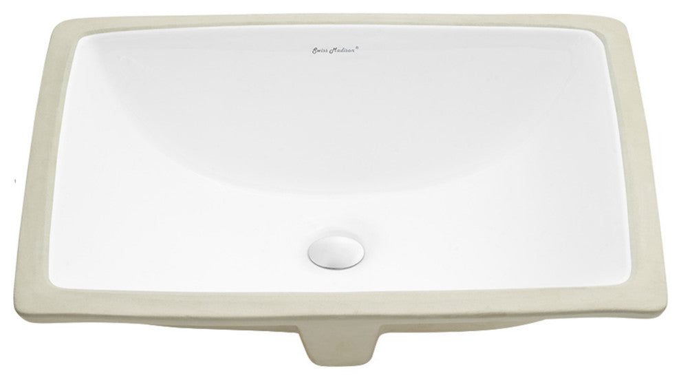 Plaisir 18" Rectangular Under-Mount Bathroom Sink