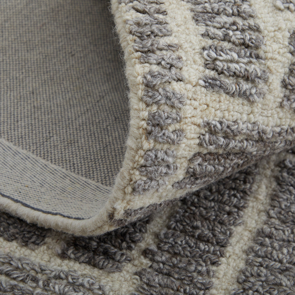 Weave & Wander Saena Taupe/Natural Rug, 8'x8' Round
