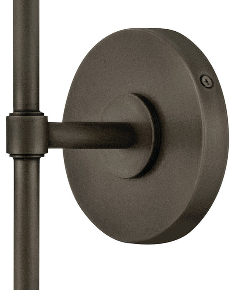 Fredrick Ramond Merit Large Single Light Sconce, Black Oxide