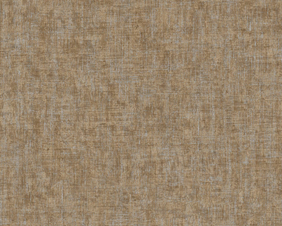 Plain Textured Wallpaper, Scattered Plaster Spots, Brown, 1 Roll