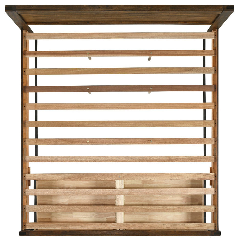 Picket House Furnishings Wren King Platform Storage Bed, Chestnut