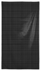 Black Grid 58 x 102 Outdoor Tablecloth