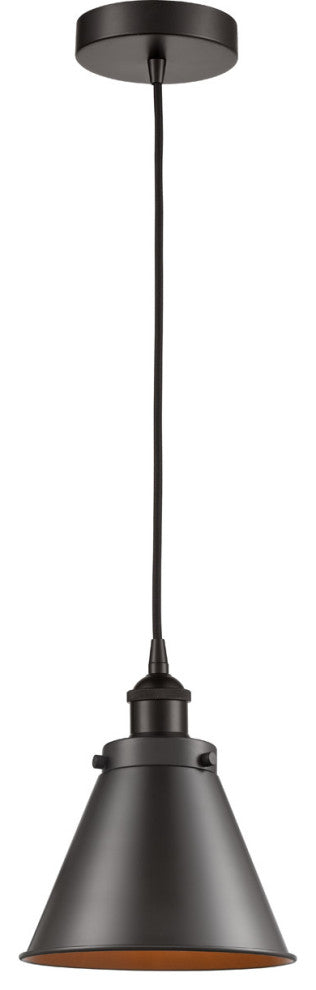 INNOVATIONS LIGHTING 616-1PH-OB-M13-OB Appalachian 1 Light 10 inch Mini Pendant