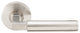 Aurora Lever, Tubular Passage, Satin Stainless Steel, 2-3/8" Backset