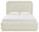 Briella Cream Velvet Bed in Queen