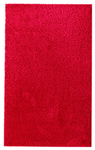 Louann Solid Shag Rug - Deep Red - 2' 7" X 8'