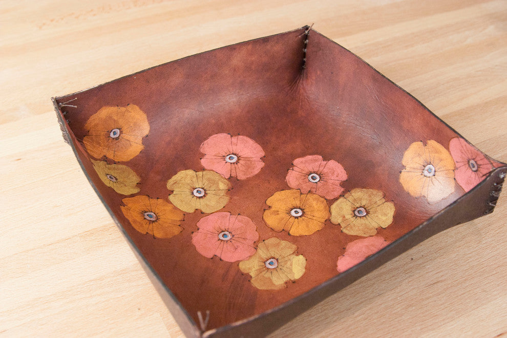 Poppy Garden Valet Tray, Large