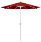 7.5' Aluminum Umbrella Push Tilt, Sunbrella, Jockey Red
