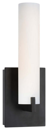 Minka George Kovacs Tube LED Wall Sconce, Dark Restoration Bronze, P5040-37B-L