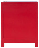 Butler Ardennes Red Campaign Chairside Chest