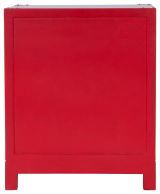 Butler Ardennes Red Campaign Chairside Chest