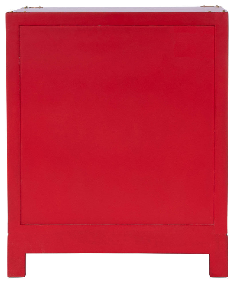 Butler Ardennes Red Campaign Chairside Chest