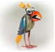 Quirky Metal Wide-Eyed Yellow Chest Bird Decor