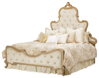 Aico Amini Luxembourg 13 Pc King Comforter Set in Creme