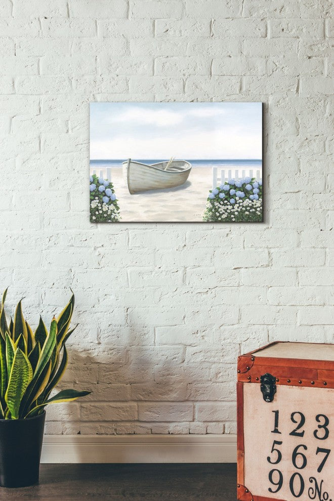 Epic Graffiti "Beach Days I" Giclee Canvas Wall Art, 18"x26"