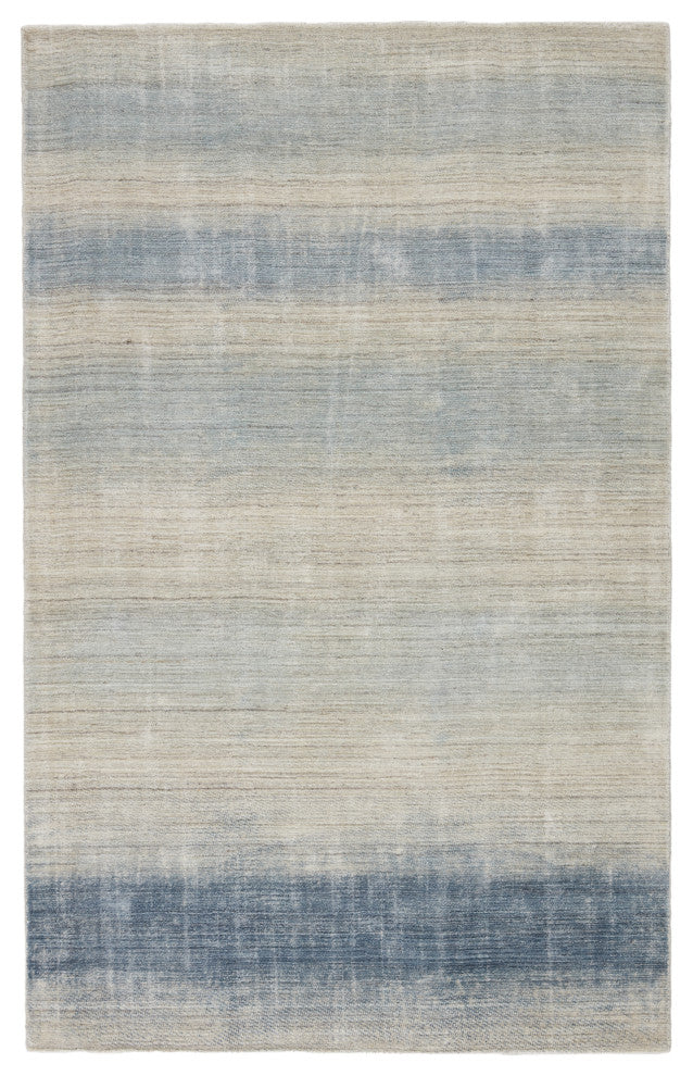 Barclay Butera by Jaipur Living Bayshores Handmade Ombre Blue Rug, 6'x9'