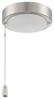 LED Disk Fan Light Kit in Brushed Polished Nickel