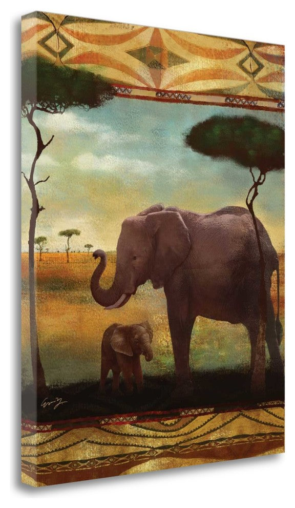 "Jungle Giants II" By Eric Yang, Giclee Print on Gallery Wrap Canvas