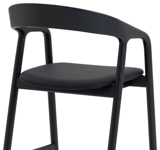 Apache Black Oak Wood and Faux Leather